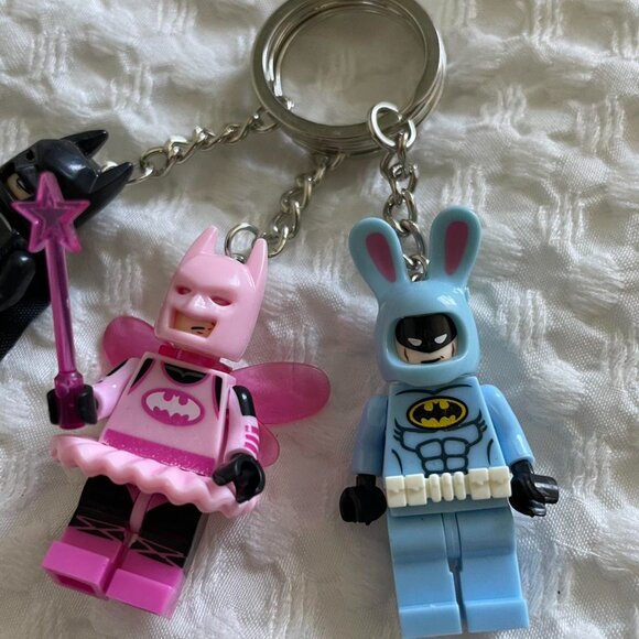 COPY - Bundle Deal! - Fairy Batman, Bunny, and Lego Batman keychains - multicol… - Picture 4 of 8